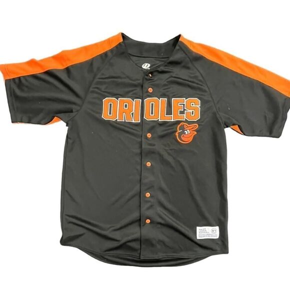 Y2K 90s Baltimore Orioles Dynasty Jersey Size Large Button up shirt MLB - Picture 1 of 6